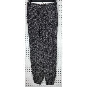 Rebecca taylor floral vine print silk pants size 4